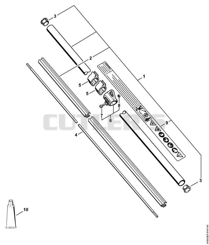 Drive tube assembly FS 110