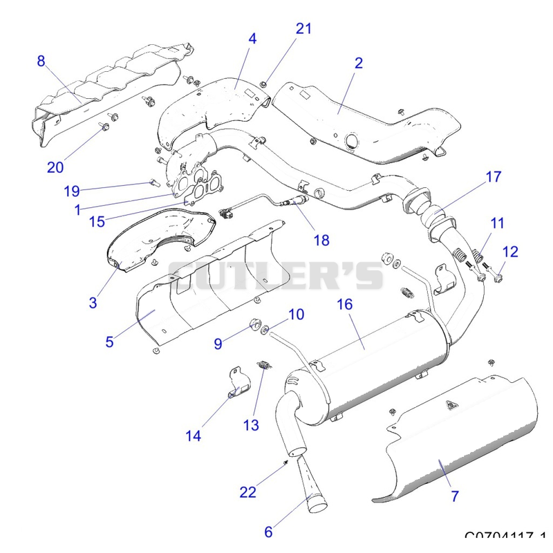 Engine, Exhaust System