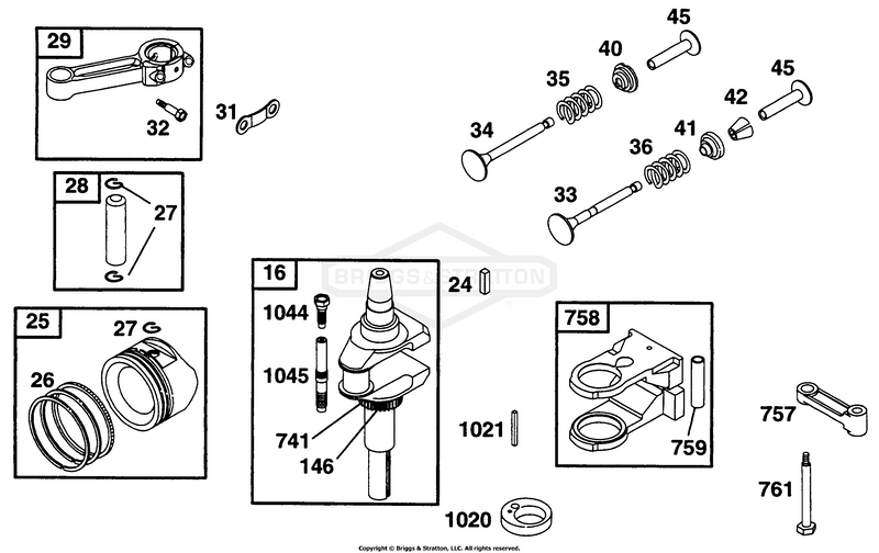 Piston Grp, Crankshaft