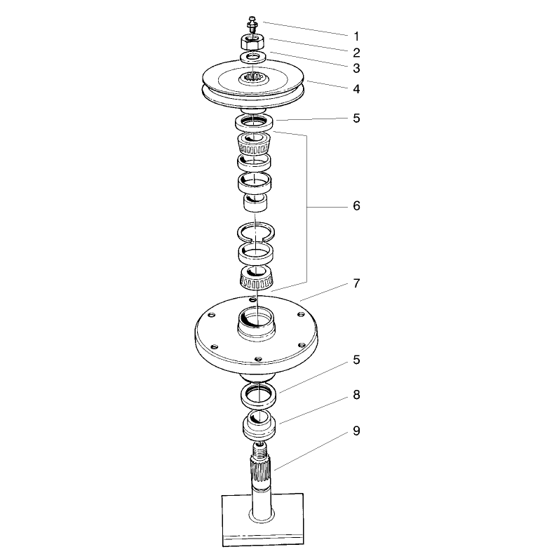 Drive Spindle Asm No 27-0871