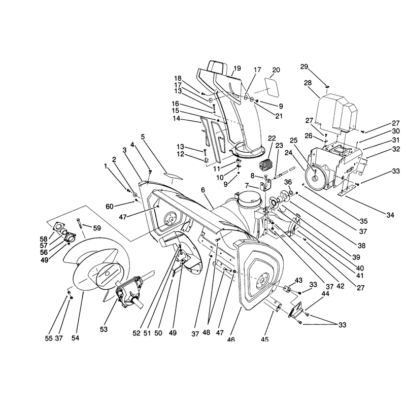 Housing & Chute Assembly