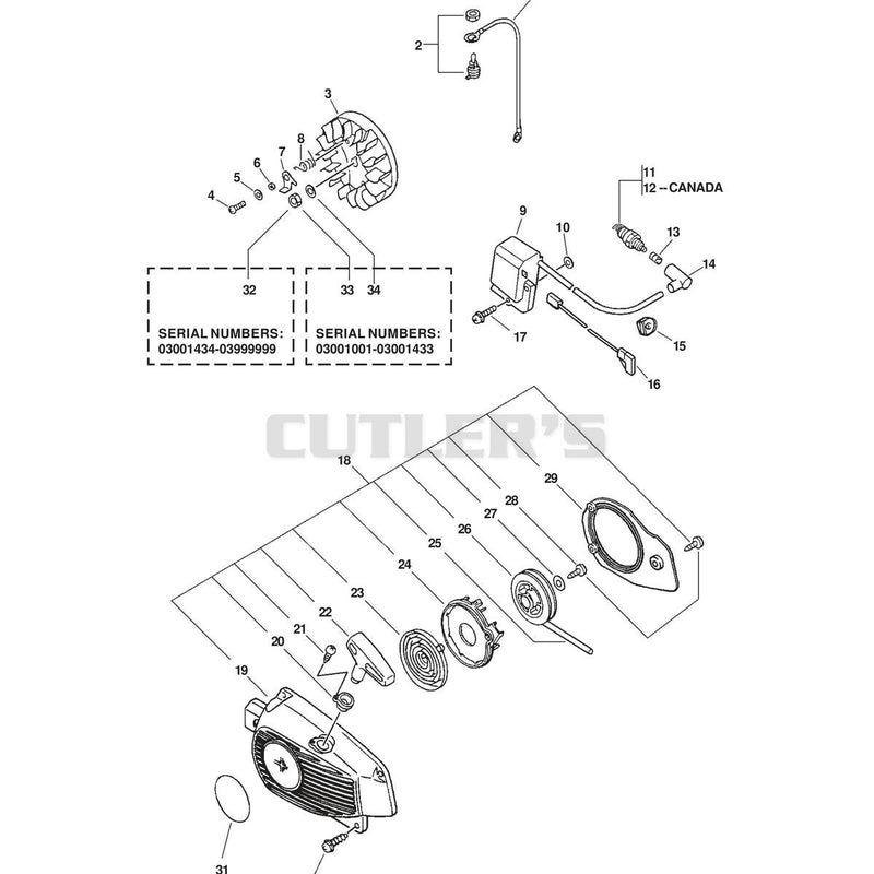 IGNITION, STARTER ASSEMBLY