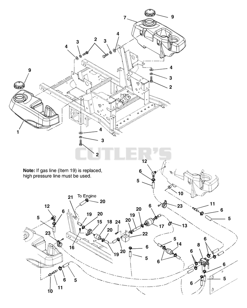 EFI Fuel Tanks And Hoses