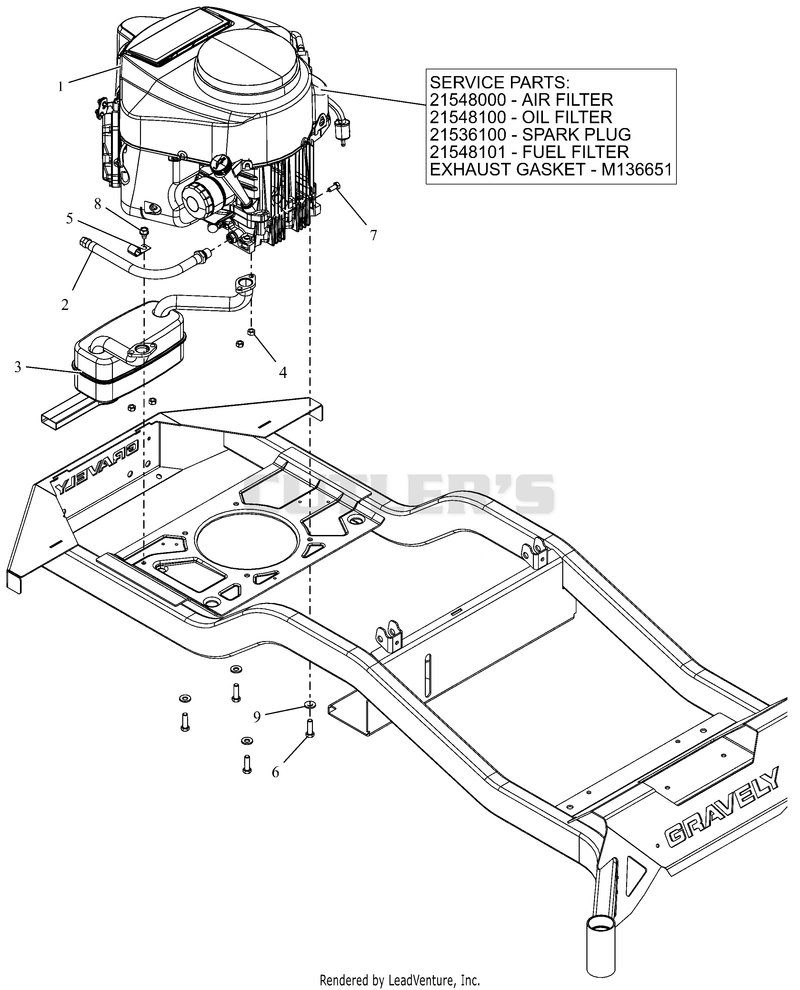 Engine - Kawasaki FR691