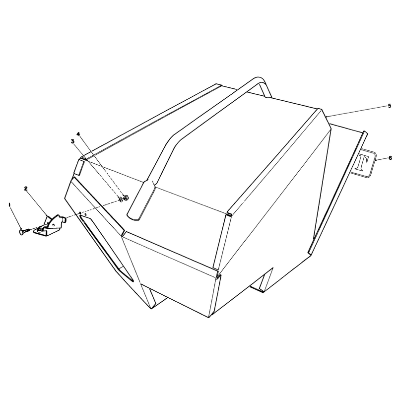Steel Grass Catcher Model 22099 Optional
