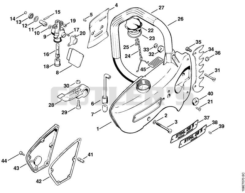 Chain sprocket cover, Oilpump