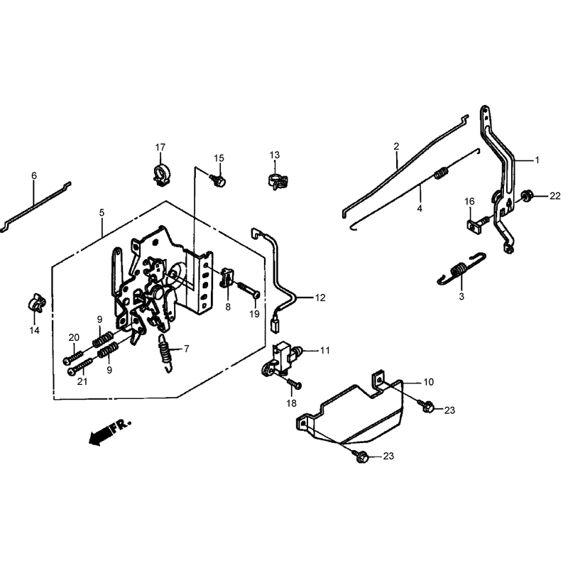 Control Assembly Honda GXV160A1-T1AH