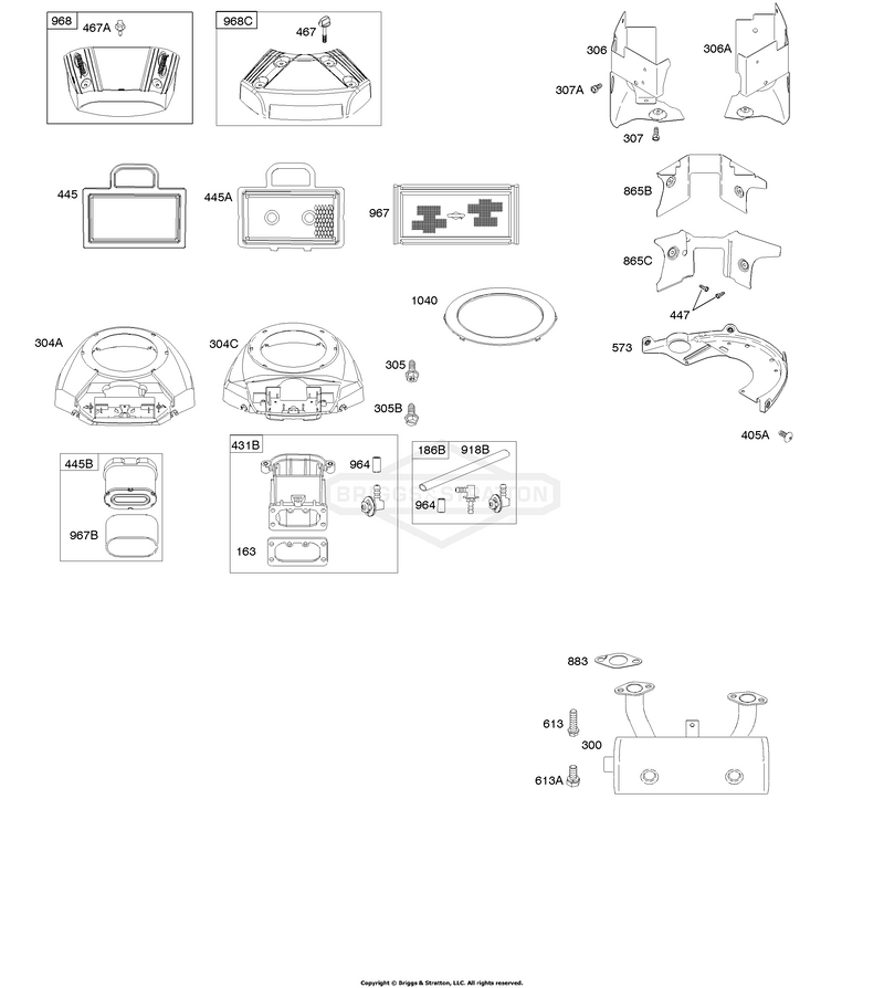 Air Cleaner, Blower Housing