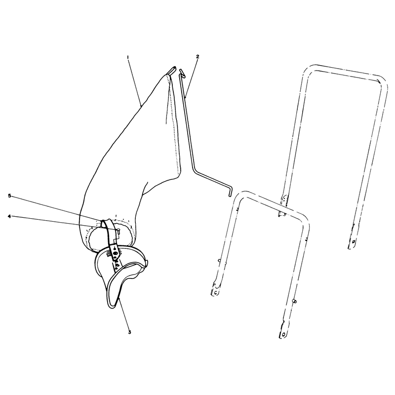 Grass Bagging Kit No 38-0050 Optional