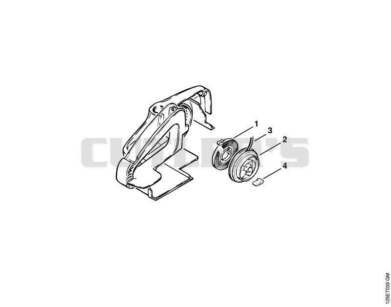 Rewind starter (35.85), (25.84)