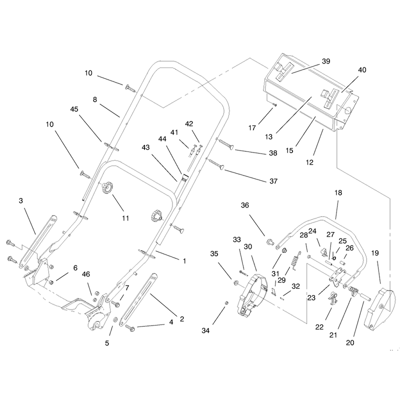 Handle Assembly Model No 20482 Only