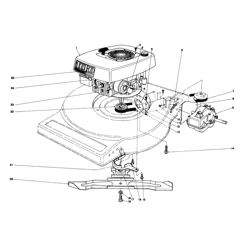 Engine Assembly Model No 16890