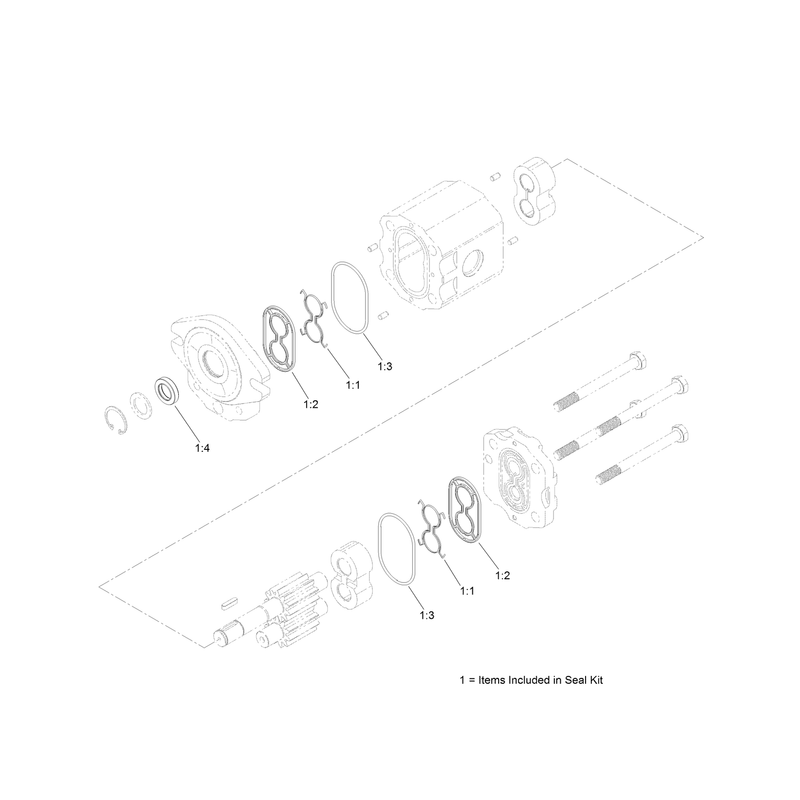 Hydraulic Gear Motor Assembly No. AU109170A1