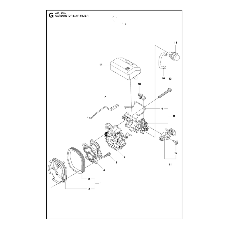 CARBURETOR AND AIR FILTER