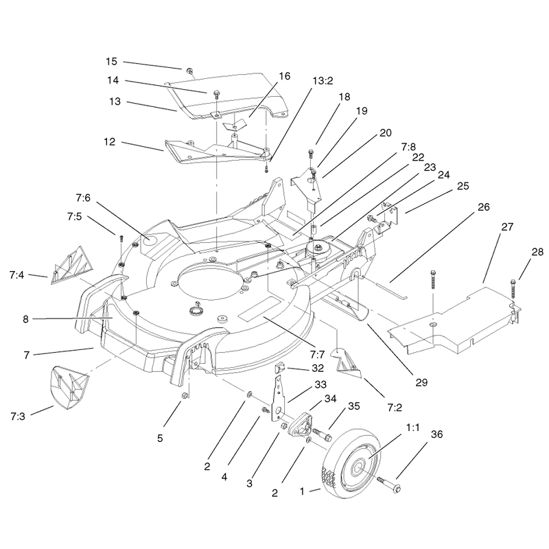 Housing and Wheel Assembly