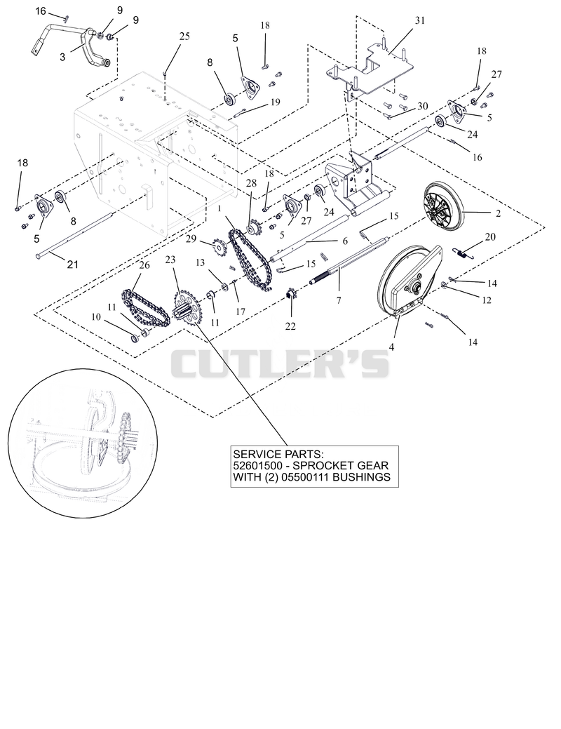 Friction Drive and Swing Gate