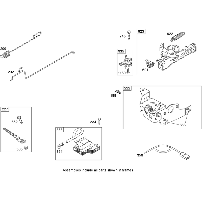 Governor Assembly Briggs and Stratton 126T05-0115-B1