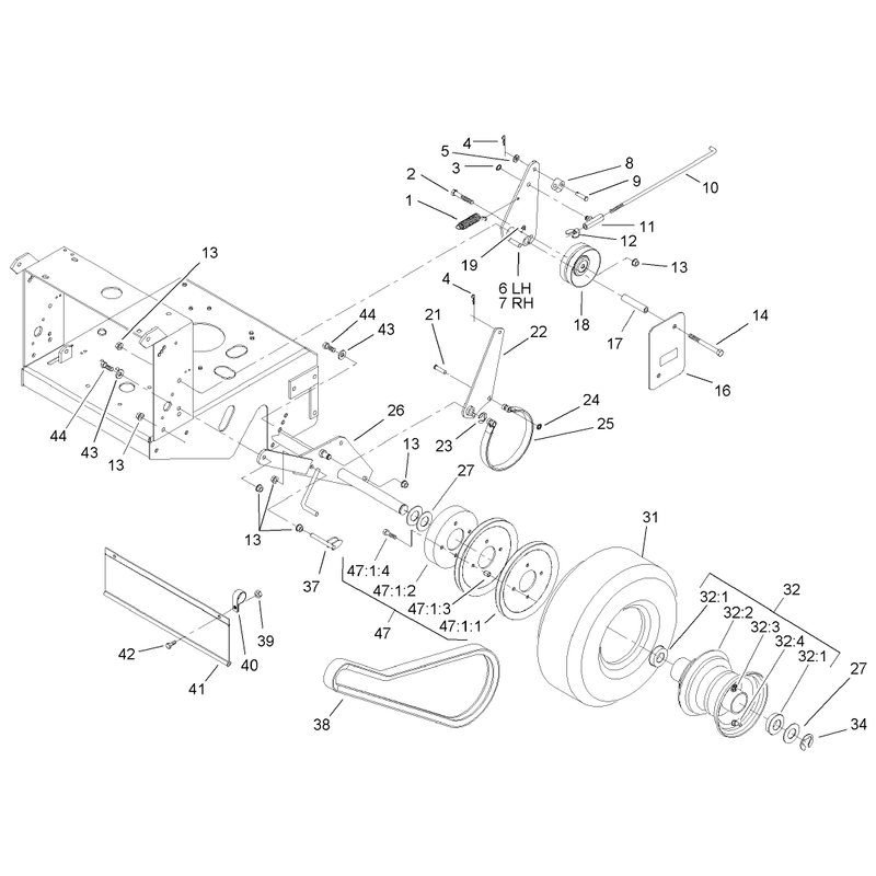 Wheel Drive System Assembly