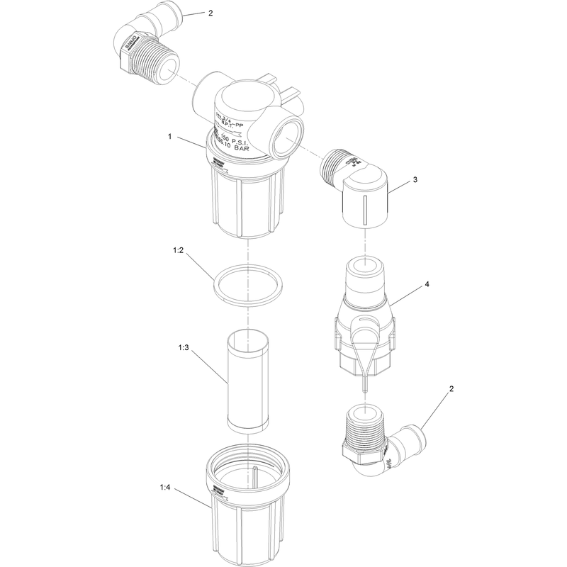 Strainer Assembly No. 126-4358