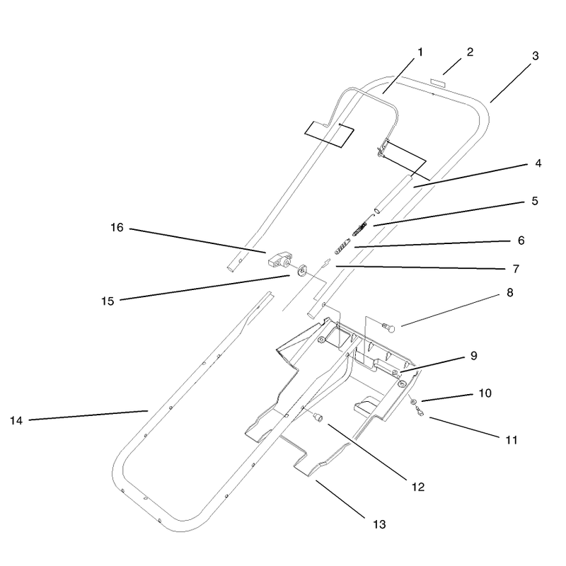 Handle & Lower Shroud Assembly