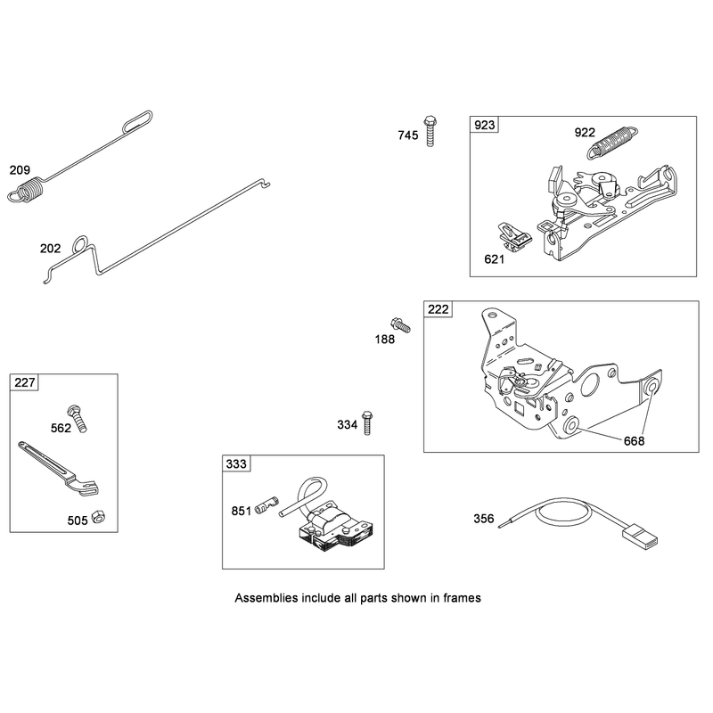 Governor Assembly Briggs and Stratton 126T02-0224-B1