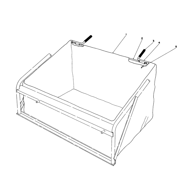 Leaf Bag Model 59123 (for Use On Twin Bagger Grass Catcher Model No. 59122 Only) (optional)