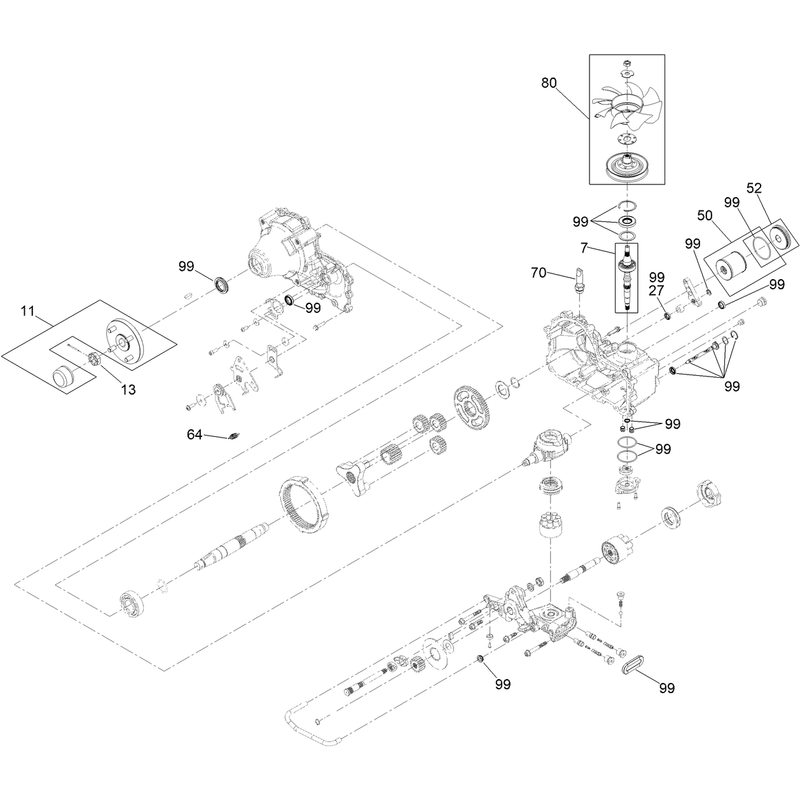 RH Transaxle Assembly No. 138-6077