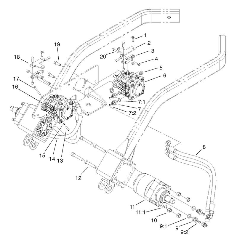 Hydraulic #2 Assembly