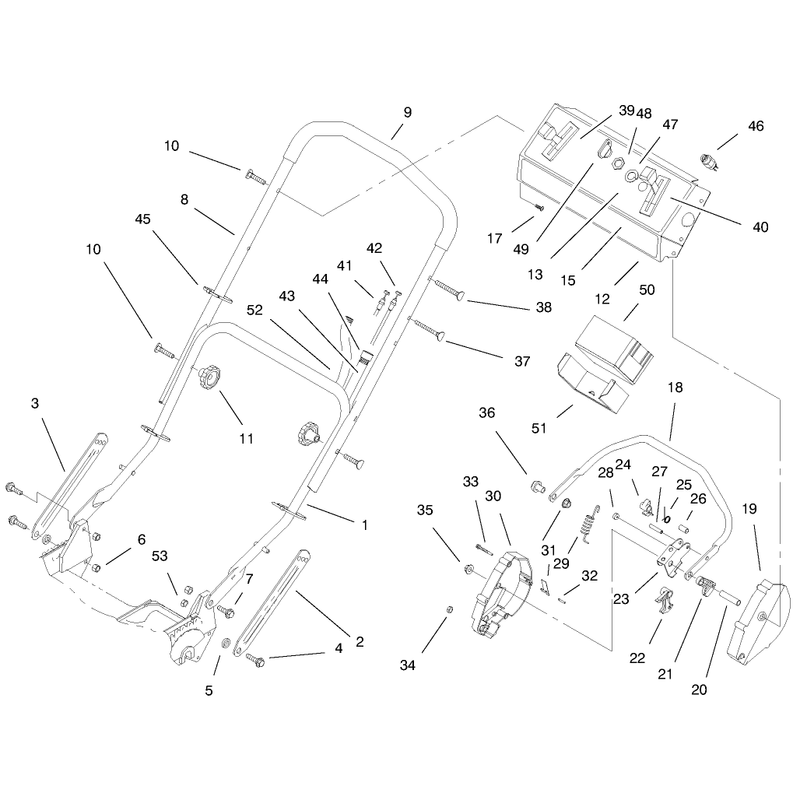 Handle Assembly Model No 20476 Only