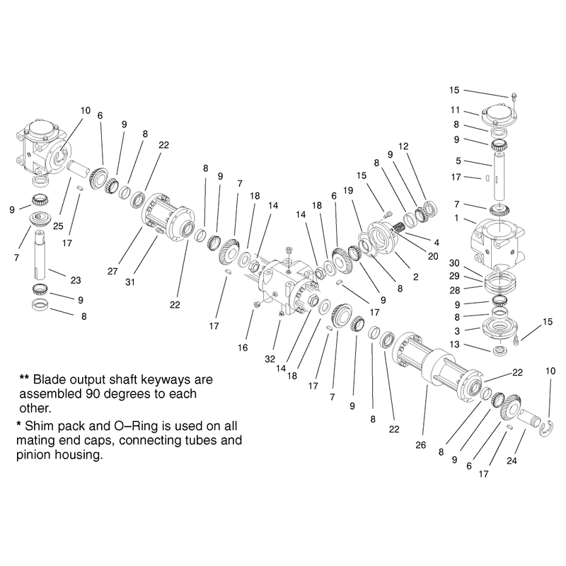 Gearbox Assembly 100-2419
