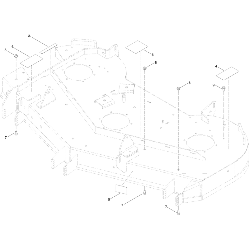54 Inch Deck Assembly No. 131-4141