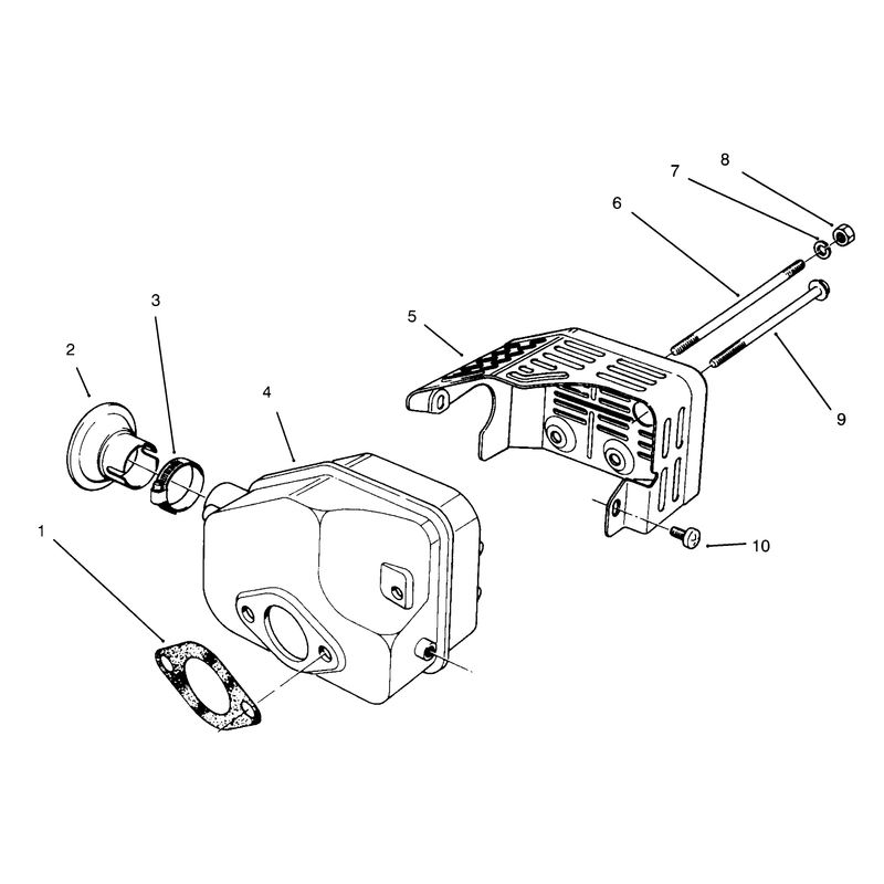 Muffler Assembly Model No 47ps5-3