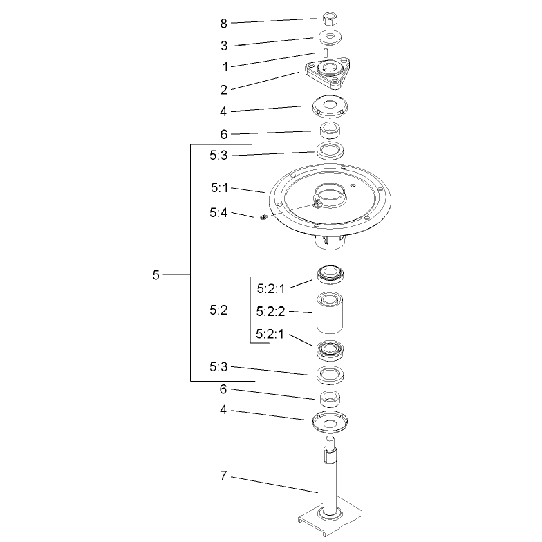 Spindle Assembly No 106-3217