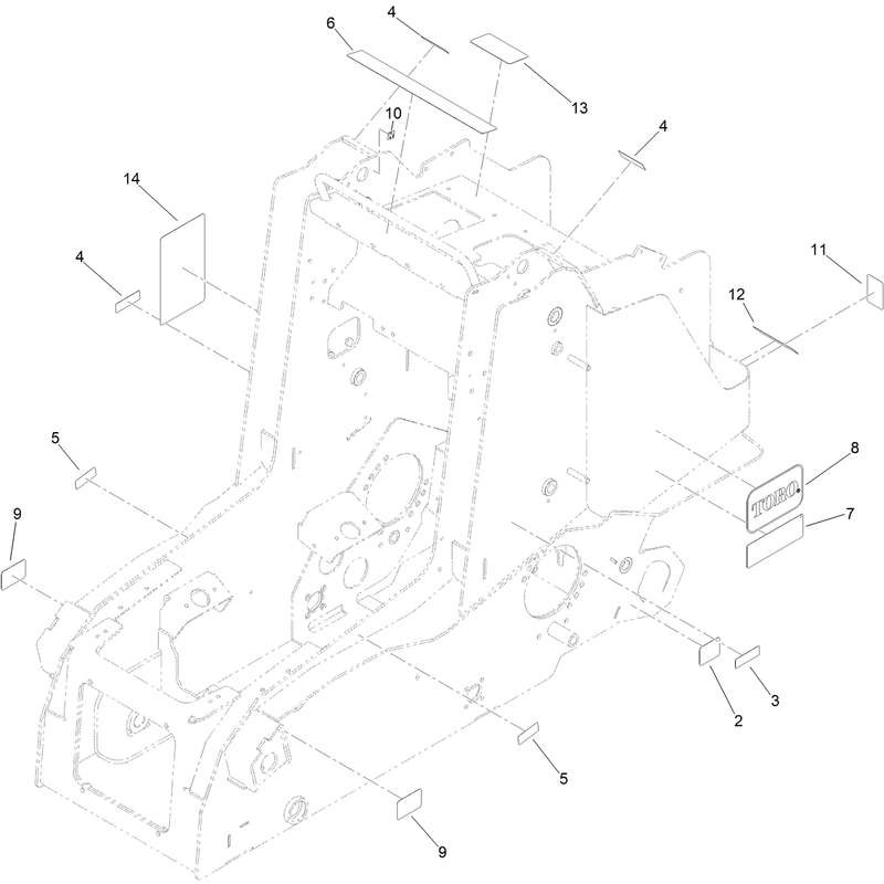 Main Frame Assembly No. 163-3244
