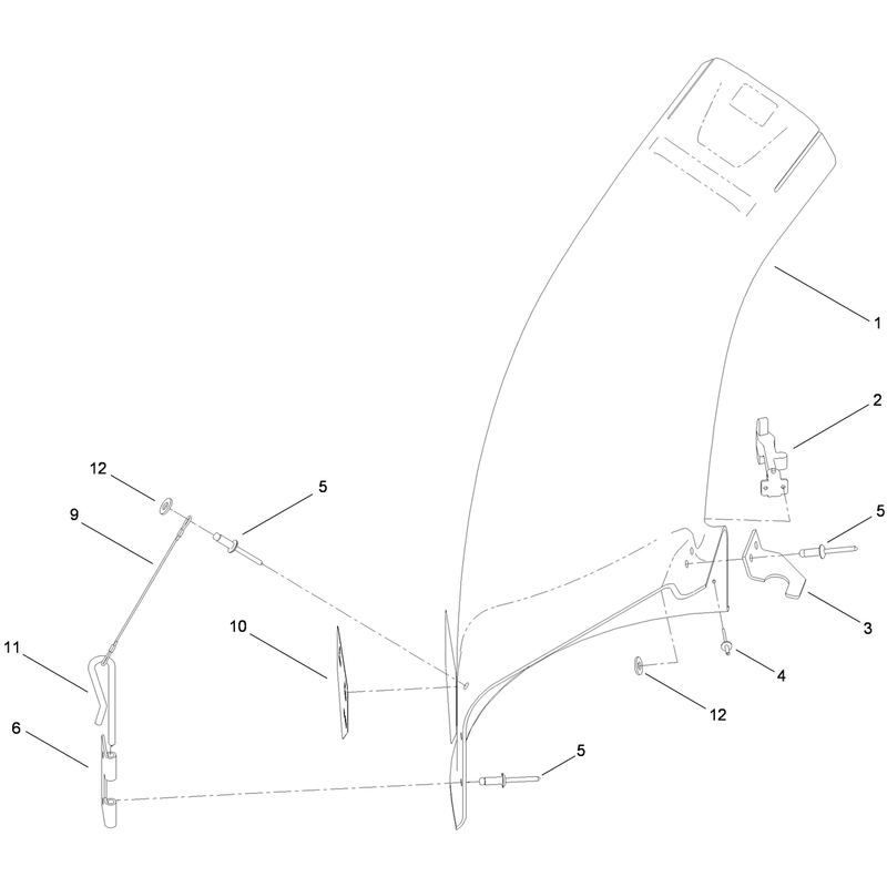 Chute Assembly No. 94-6036