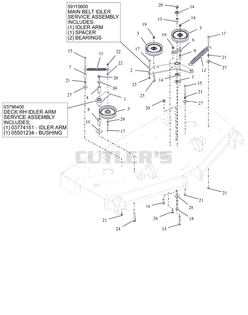 Idlers And Sheaves - 52"