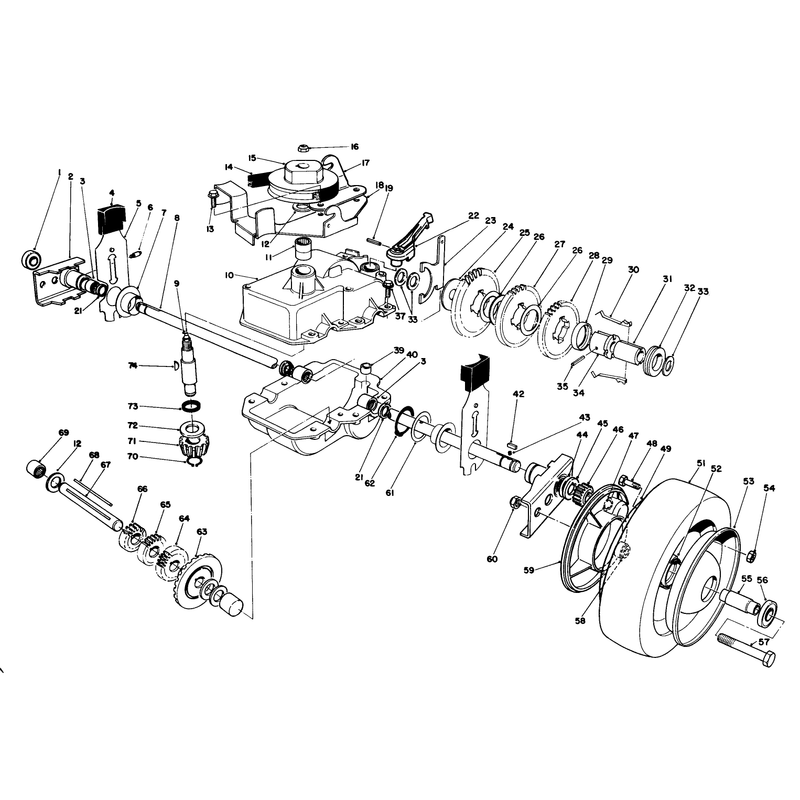 Gear Case Assembly Model 22035