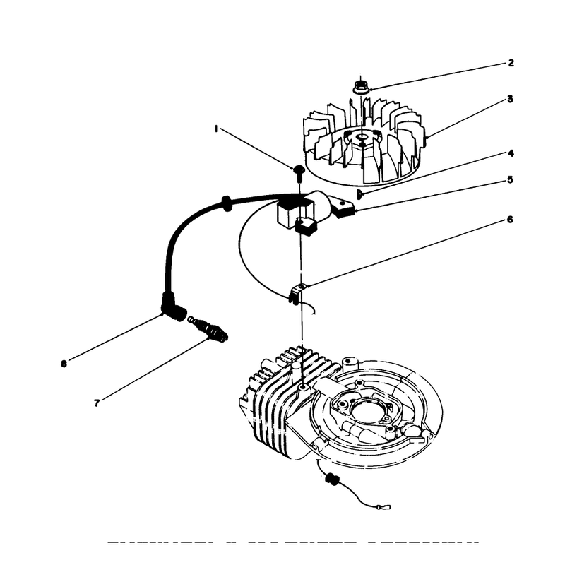 Flywheel and Magneto Assembly Engine No 47ph7 Engine No 47pg6