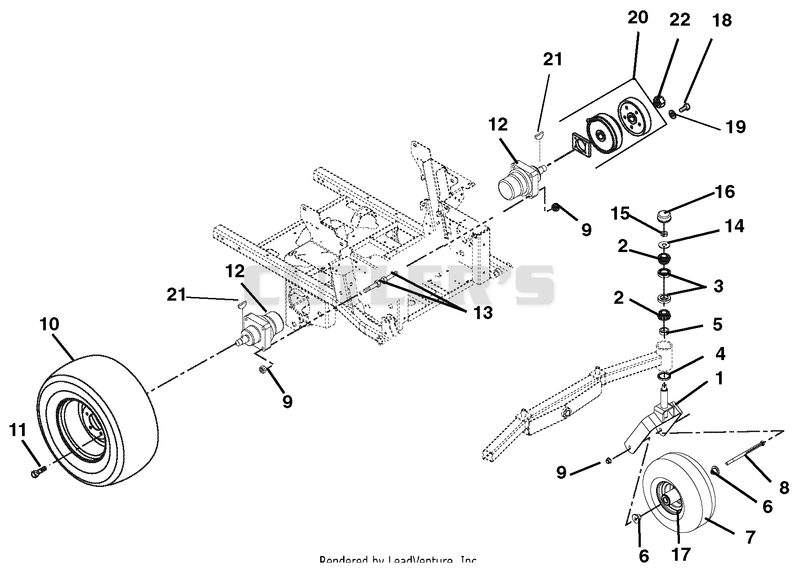 Wheel Motors, Tires, Brakes And Front Forks