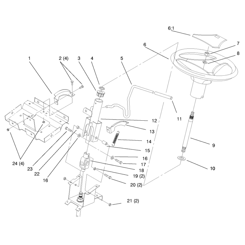Steering Wheel and Tilt