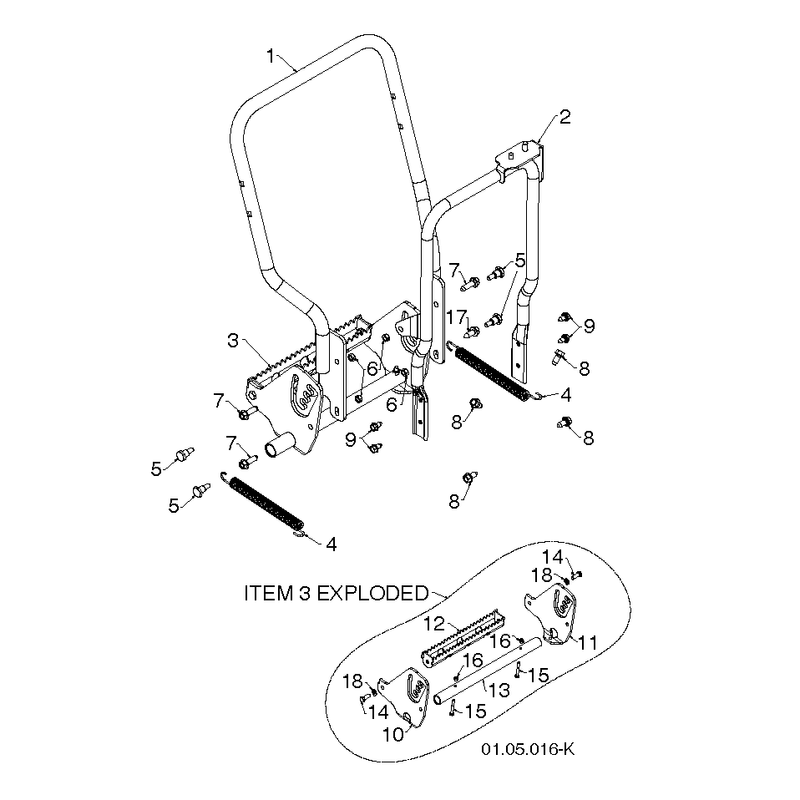 HANDLE AND CONTROLS