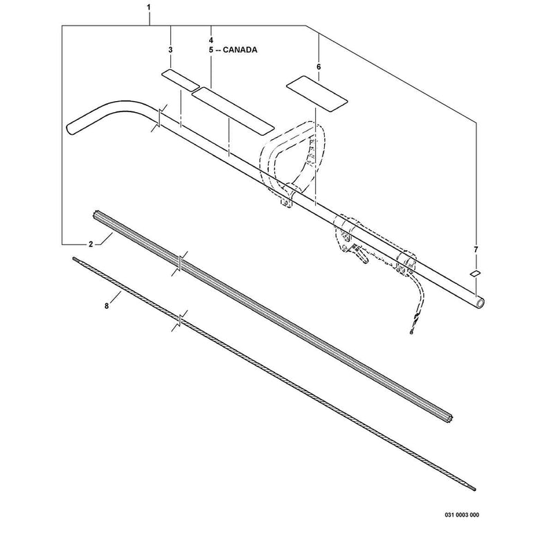 Main Pipe, Flexible Driveshaft