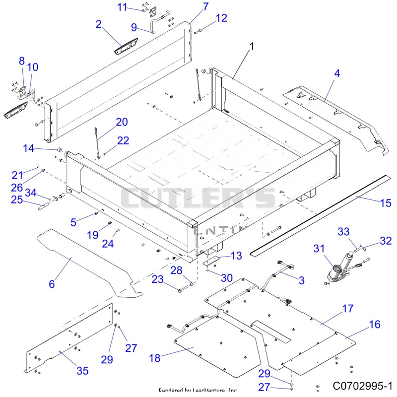 Body, Box Assembly - Steel