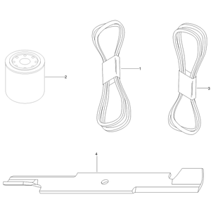 MVP Filter Belt and Blade Kit No 127-1643