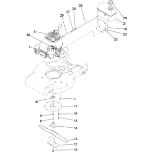 Engine and Blade Assembly