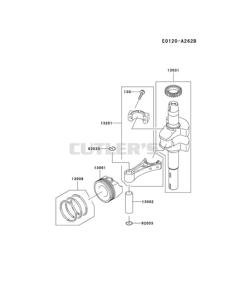 PISTON/CRANKSHAFT