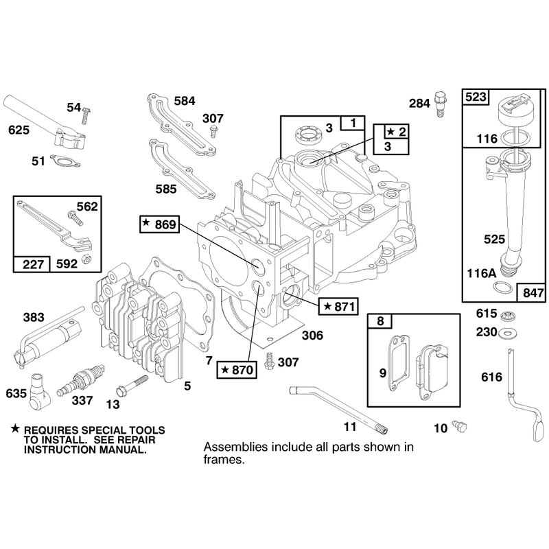 Engine Briggs and Stratton Model 12f802-1750-E1