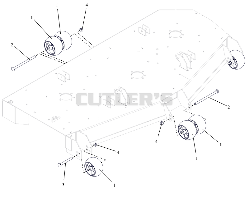 Anti-Scalp Wheels and Baffles - 60"