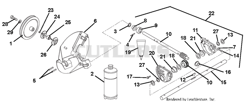 Gearcase And Impeller