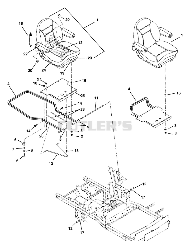 Seat And Hood Frame